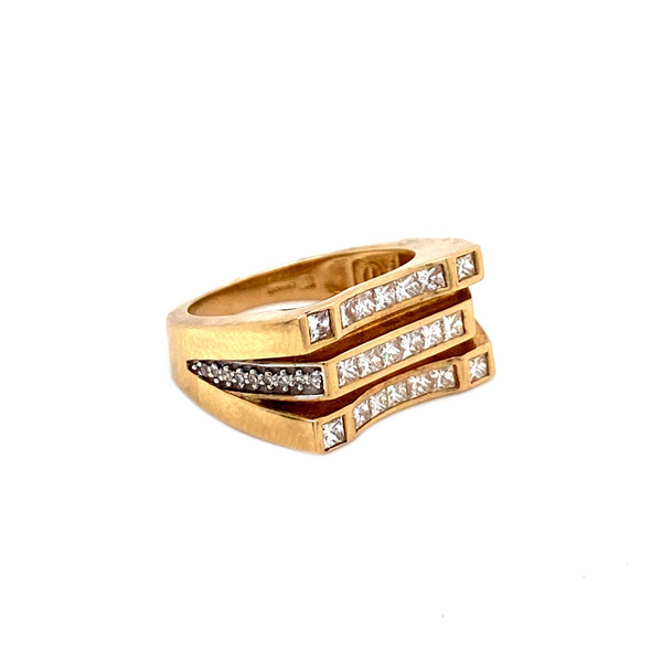 Galaxy Ring - Gold & VS Diamonds Ring