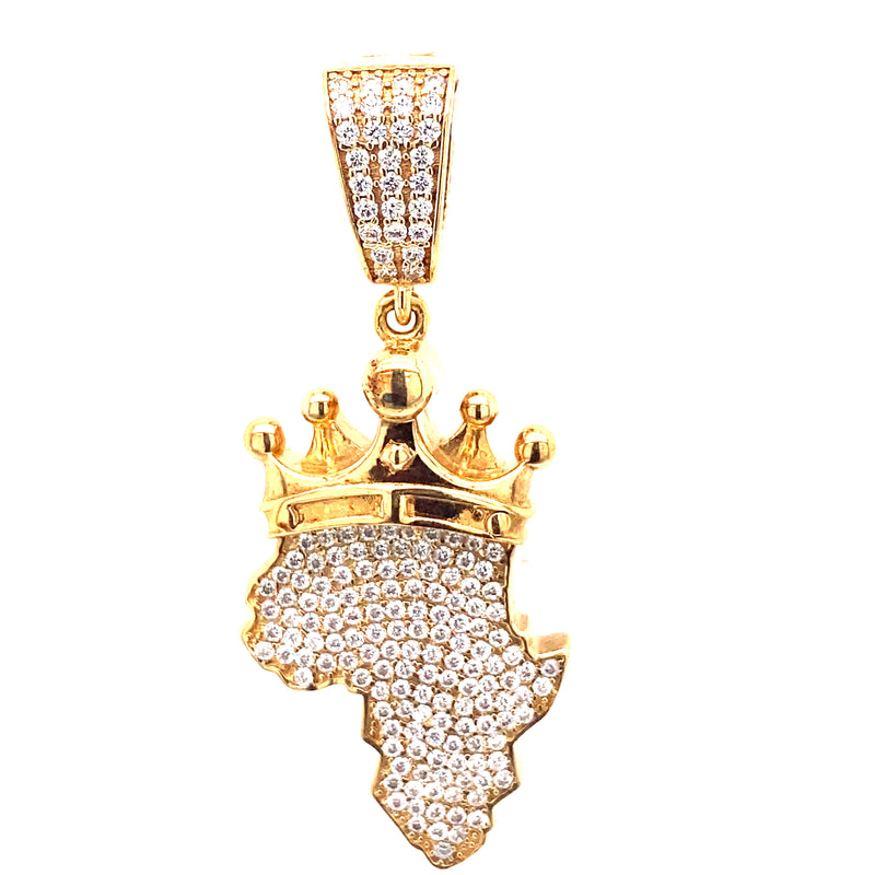 Africa Crown Pendent